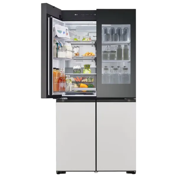 Frigider LG GMV960NNME cu congelator jos 617 l / 186.5 cm / Multicolor photo 8