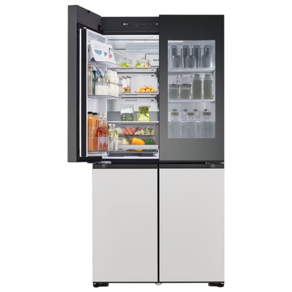 Frigider LG GMV960NNME cu congelator jos 617 l / 186.5 cm / Multicolor photo 8