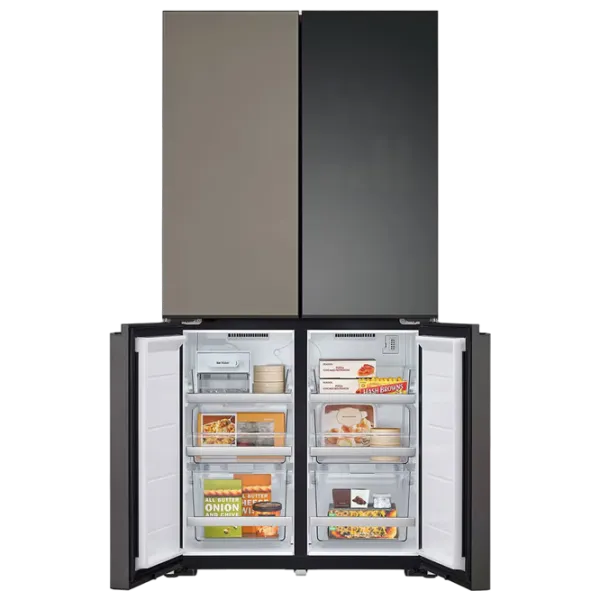 Frigider LG GMV960NNME cu congelator jos 617 l / 186.5 cm / Multicolor photo 9