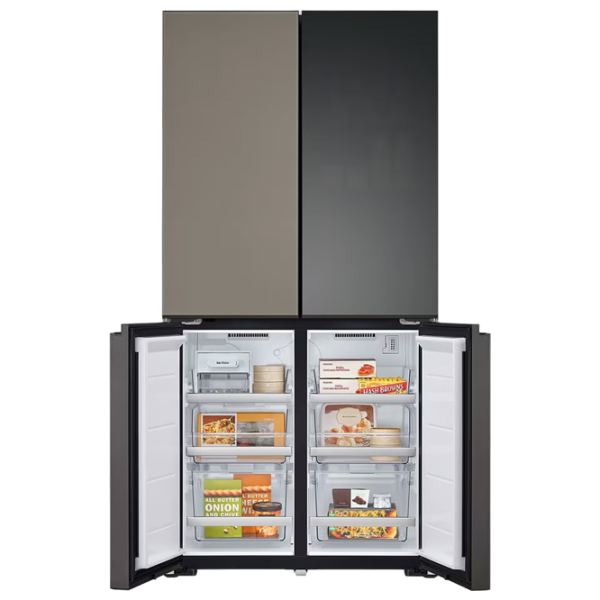 Frigider LG GMV960NNME cu congelator jos 617 l / 186.5 cm / Multicolor photo 9