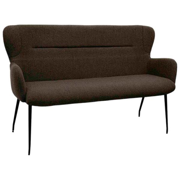 Banchetă DecoPrim Bent Alpine Dark Brown / Metal photo 1