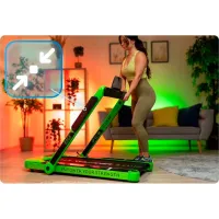 Bandă de alergat Thunder Race 14 km/h / 130 kg / Green photo 2