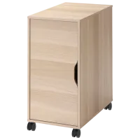 Комод для офиса Ikea Alex 76 x 36 x 58см / ДСП / Белый дуб