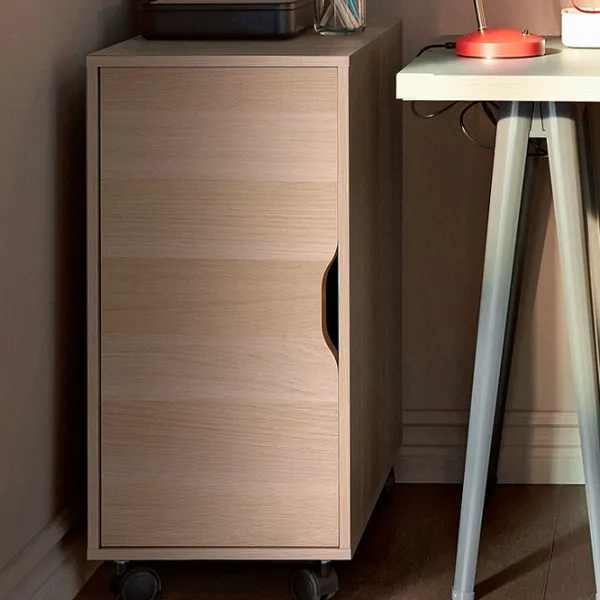 Comodă pentru birou Ikea Alex 76 x 36 x 58 / PAL / White Oak photo 3
