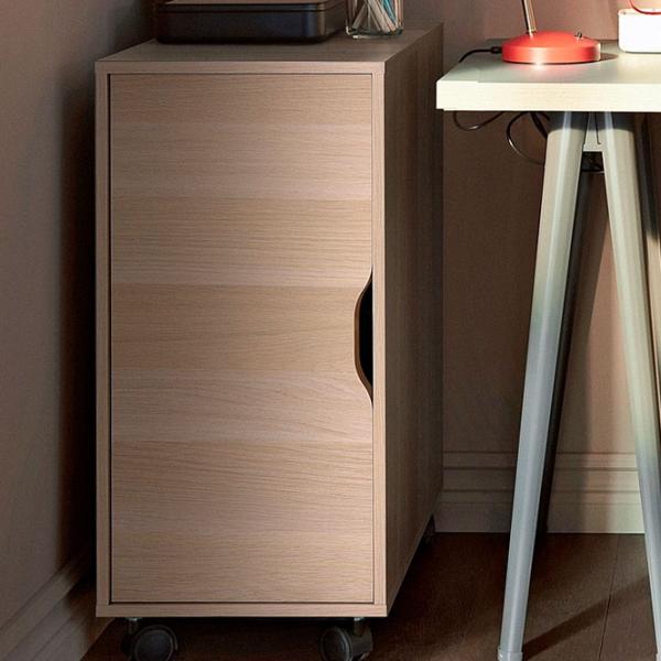 Comodă pentru birou Ikea Alex 76 x 36 x 58 / PAL / White Oak photo 3