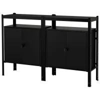 Комод для офиса Ikea Bror  110 x 170 x 40см / Металл / Черный