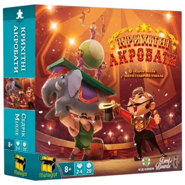 Joc de masă Lord of Boards Tiny Acrobats 8+/ Pentru viteză și reacție photo 1