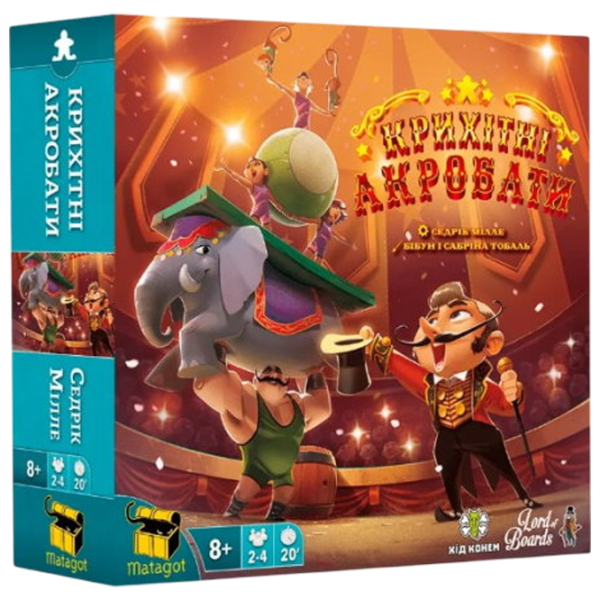 Joc de masă Lord of Boards Tiny Acrobats 8+/ Pentru viteză și reacție photo 1