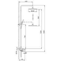 Set pentru duș Frap F2485 Alamă / photo 4