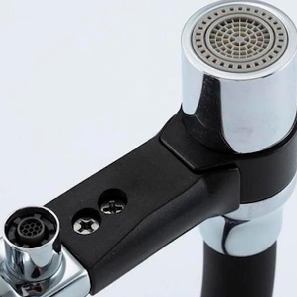 Baterie pentru bucătărie Gappo G4398-80 cu două pîrghii / Pivotantă / Alamă / Black photo 5 Baterie pentru bucătărie Gappo G4398-80 cu două pîrghii / Pivotantă / Alamă / Black photo 5