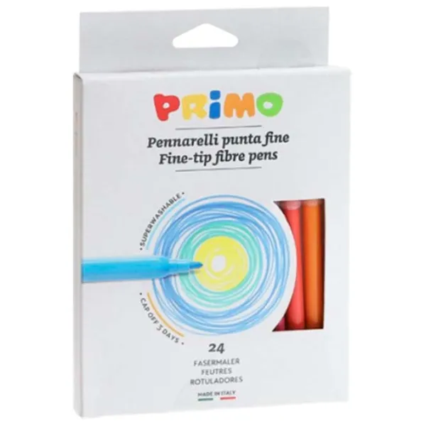 Mаркеры Primo 606PEN24B Количество в наборе - 24 шт. photo 1 Mаркеры Primo 606PEN24B Количество в наборе - 24 шт. photo 1