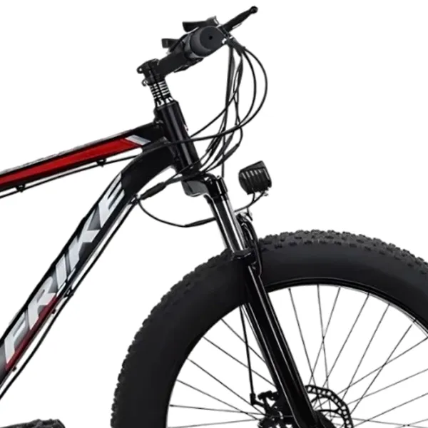 Bicicletă Frike TY-Fatbike 26" 17" Aluminiu / Black Red photo 3