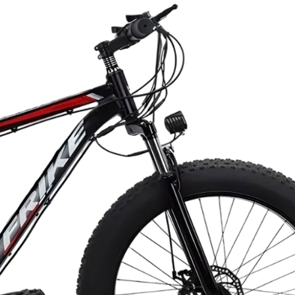 Bicicletă Frike TY-Fatbike 26" 17" Aluminiu / Black Red photo 3