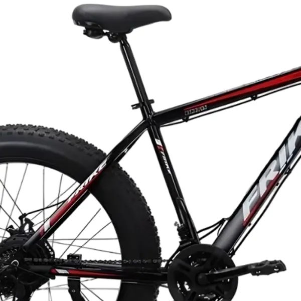 Bicicletă Frike TY-Fatbike 26" 17" Aluminiu / Black Red photo 4