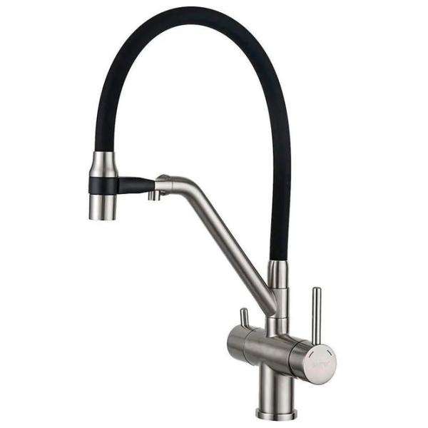 Смеситель для кухни Gappo G4398-85 двухвентильный / Поворотный / Латунь / Черный photo 1 Смеситель для кухни Gappo G4398-85 двухвентильный / Поворотный / Латунь / Черный photo 1