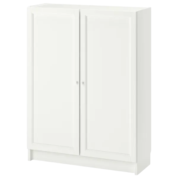 Comodă pentru birou Ikea Billy/Oxberg 106 x 80 x 30 / MDF / Alb photo 1