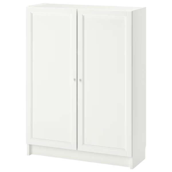 Comodă pentru birou Ikea Billy/Oxberg 106 x 80 x 30 / MDF / Alb photo 1