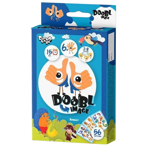 Настольная игра Danko Toys Dobble Pictures Mini Animals 3 6+/ Развитие photo 1