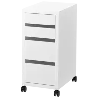 Комод для офиса Ikea Micke 75 x 35 x 50см / МДФ / Белый