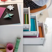 Комод для офиса Ikea Micke 75 x 35 x 50см / МДФ / Белый photo 5