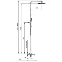 Set pentru duș Gappo G2417-9 Metal / photo 4