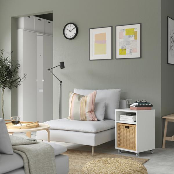 Comodă pentru birou Ikea Vihals 58 x 37 x 37 / DSP / White photo 8