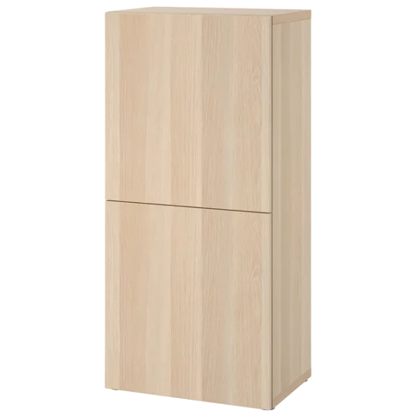 Comodă pentru birou Ikea Besta 129 x 60 x 42 / MDF / Oak Veneer photo 1