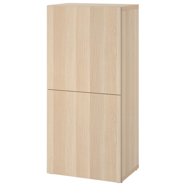 Comodă pentru birou Ikea Besta 129 x 60 x 42 / MDF / Oak Veneer photo 1