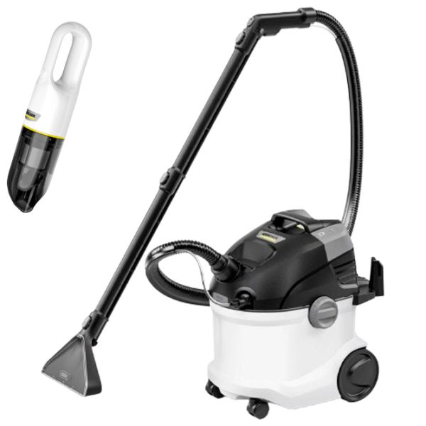 Моющий пылесос KARCHER SE5 + CVH 2 1000 Вт / Черный Белый photo 1