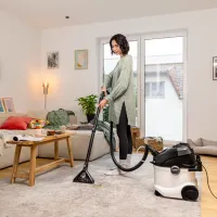 Aspirator cu spălare KARCHER SE5 + CVH 2 1000 W / Black White photo 4