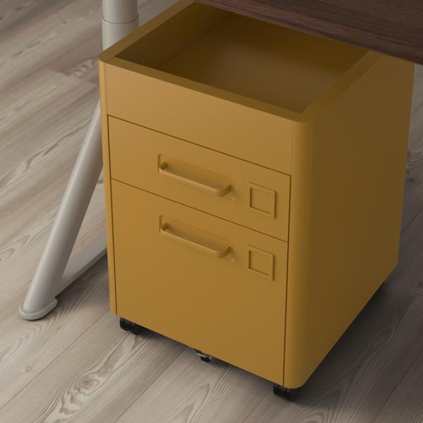 Comodă pentru birou Ikea Idasen 61 x 42 x 47 / Plastic / Brown photo 3