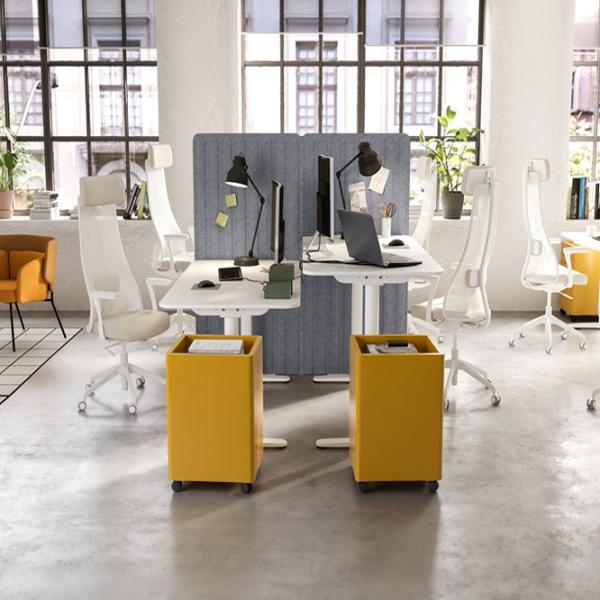 Comodă pentru birou Ikea Idasen 61 x 42 x 47 / Plastic / Brown photo 5
