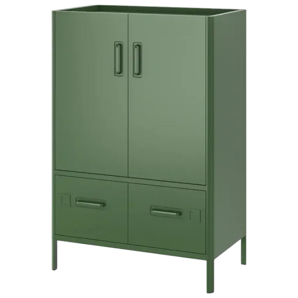 Comodă pentru birou Ikea Idasen 119 x 80 x 47 / Metal / Green photo 1 Comodă pentru birou Ikea Idasen 119 x 80 x 47 / Metal / Green photo 1