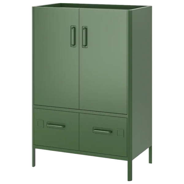 Comodă pentru birou Ikea Idasen 119 x 80 x 47 / Metal / Green photo 1 Comodă pentru birou Ikea Idasen 119 x 80 x 47 / Metal / Green photo 1