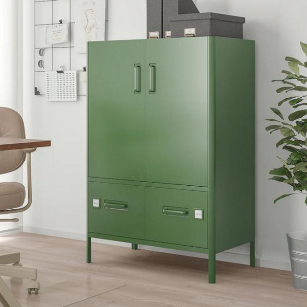 Comodă pentru birou Ikea Idasen 119 x 80 x 47 / Metal / Green photo 3 Comodă pentru birou Ikea Idasen 119 x 80 x 47 / Metal / Green photo 3