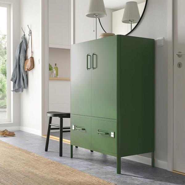 Comodă pentru birou Ikea Idasen 119 x 80 x 47 / Metal / Green photo 4 Comodă pentru birou Ikea Idasen 119 x 80 x 47 / Metal / Green photo 4
