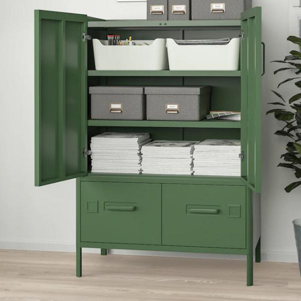 Comodă pentru birou Ikea Idasen 119 x 80 x 47 / Metal / Green photo 5 Comodă pentru birou Ikea Idasen 119 x 80 x 47 / Metal / Green photo 5