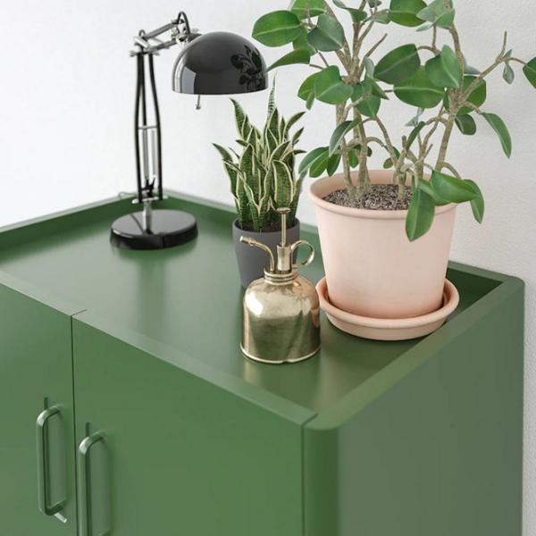Comodă pentru birou Ikea Idasen 119 x 80 x 47 / Metal / Green photo 8 Comodă pentru birou Ikea Idasen 119 x 80 x 47 / Metal / Green photo 8
