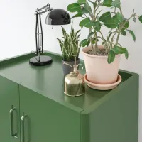 Comodă pentru birou Ikea Idasen 119 x 80 x 47 / Metal / Green photo 8