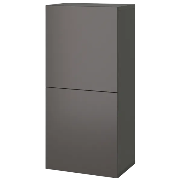 Comodă pentru birou Ikea Besta 129 x 60 x 42 / MDF / Dark grey photo 1