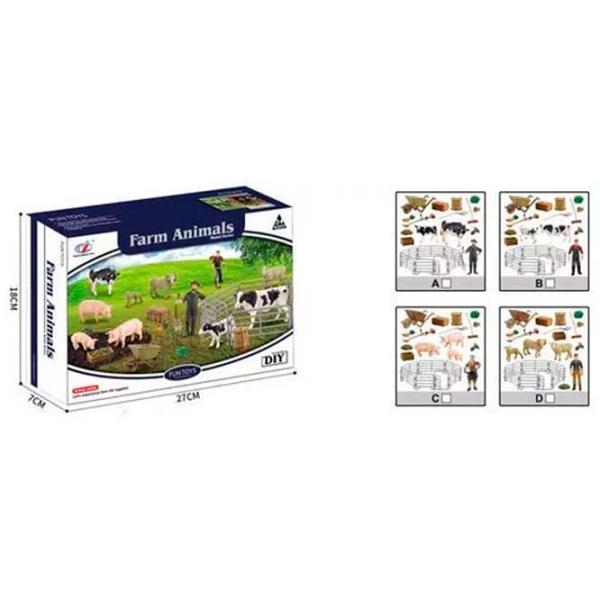 Игровой набор Icom Poland Farm Animals Farm Animals 6927123118082 3+ / Разноцветный Разноцветный photo 2