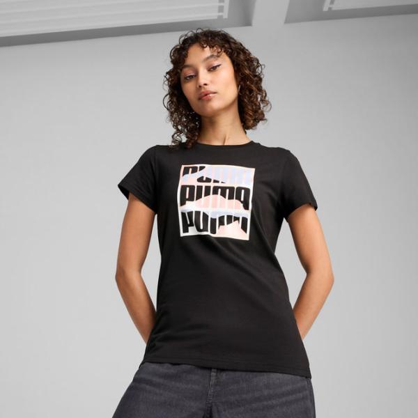 Tricou pentru femei Puma Graphics Mountain Tee 100% bumbac / Black photo 4 Tricou pentru femei Puma Graphics Mountain Tee 100% bumbac / Black photo 4