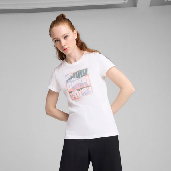 Футболка для женщин Puma Graphics Mountain Tee 100% хлопок / Белый photo 4 Футболка для женщин Puma Graphics Mountain Tee 100% хлопок / Белый photo 4