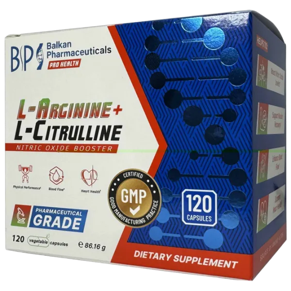 Аминокислоты Balkan Pharmaceuticals L-Arginine + L-Citrulline () 86 г  photo 3 Аминокислоты Balkan Pharmaceuticals L-Arginine + L-Citrulline () 86 г  photo 3