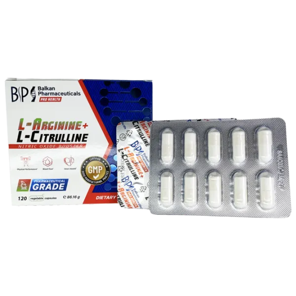 Аминокислоты Balkan Pharmaceuticals L-Arginine + L-Citrulline () 86 г  photo 5 Аминокислоты Balkan Pharmaceuticals L-Arginine + L-Citrulline () 86 г  photo 5
