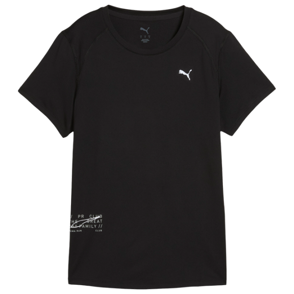 Tricou pentru femei Puma W Run Graphic Mesh Tee  94% poliester, 6% elastan / Black photo 1 Tricou pentru femei Puma W Run Graphic Mesh Tee  94% poliester, 6% elastan / Black photo 1