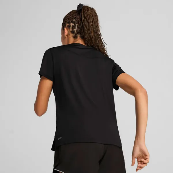 Tricou pentru femei Puma W Run Graphic Mesh Tee  94% poliester, 6% elastan / Black photo 5 Tricou pentru femei Puma W Run Graphic Mesh Tee  94% poliester, 6% elastan / Black photo 5