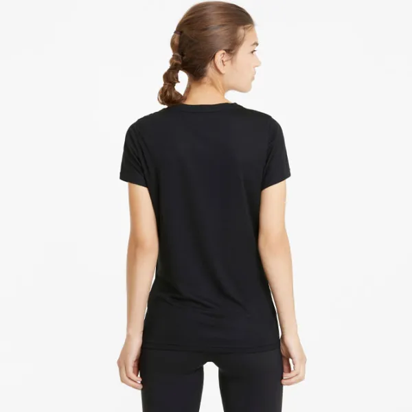 Tricou pentru fete Puma Performance Tee W 100% poliester / Black photo 5 Tricou pentru fete Puma Performance Tee W 100% poliester / Black photo 5