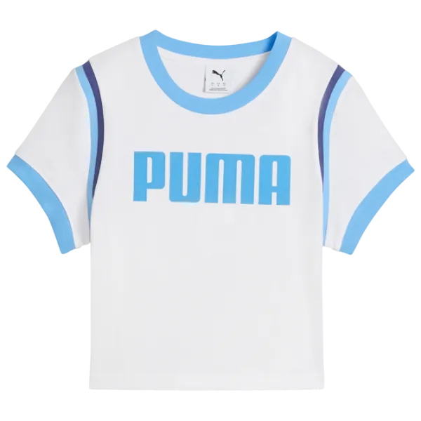 Футболка для женщин Puma Future Archive Graphic Baby Tee 100% хлопок / Белый photo 1 Футболка для женщин Puma Future Archive Graphic Baby Tee 100% хлопок / Белый photo 1