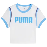 Футболка для женщин Puma Future Archive Graphic Baby Tee 100% хлопок / Белый
